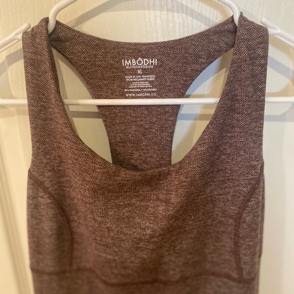 Imbodhi Women's Heather Brown Jumpsuit Bodysuit XL - Picture 3 of 5